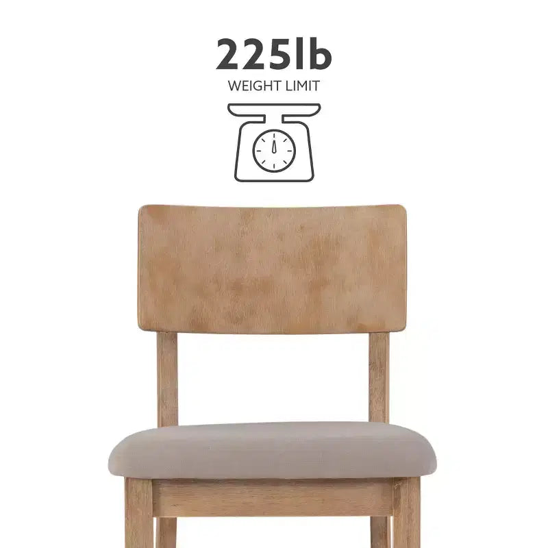 Tabouret de bar rembourré gris anthracite / gris clair, sans accoudoirs avec dossier, 1 place