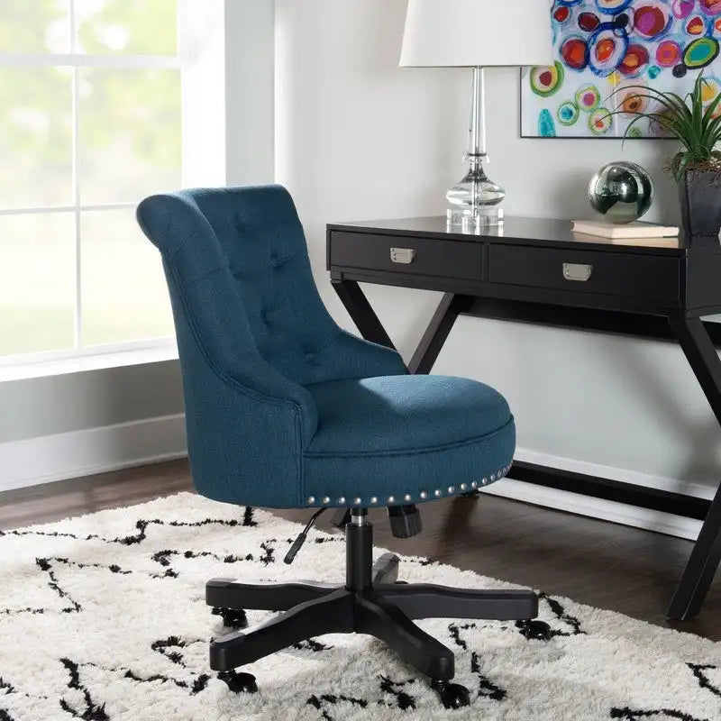 Chaise de bureau pivotante réglable à dossier haut Pamela