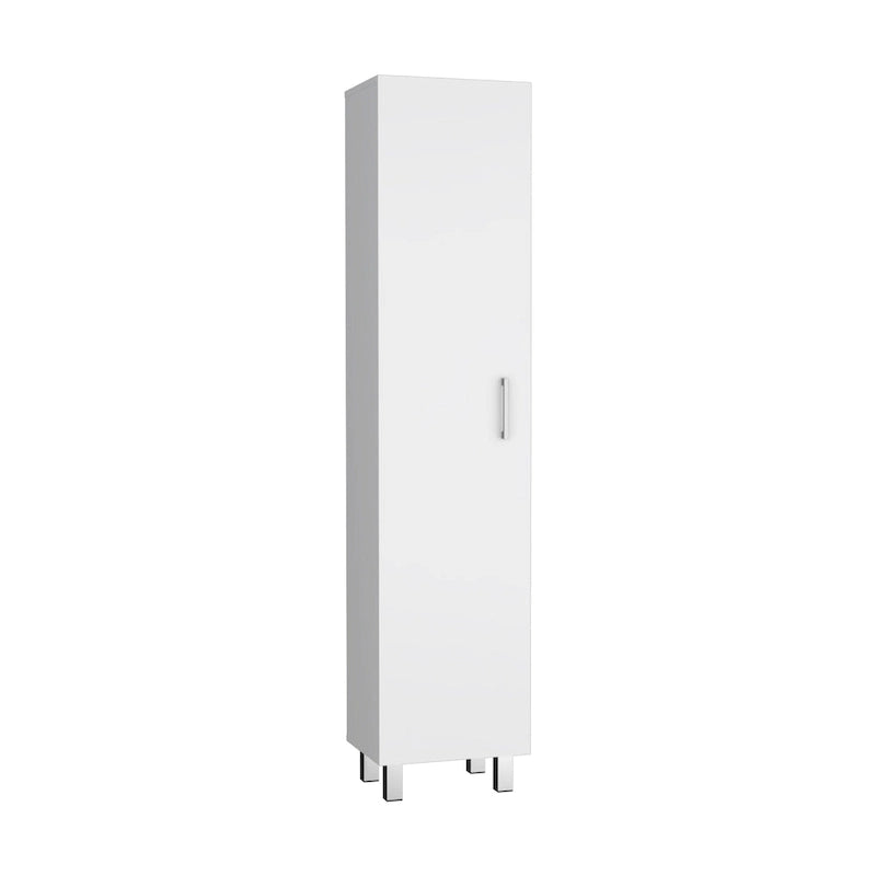 Vintro 71 Meuble de rangement haut 5 étagères Armoire de balais - N/A