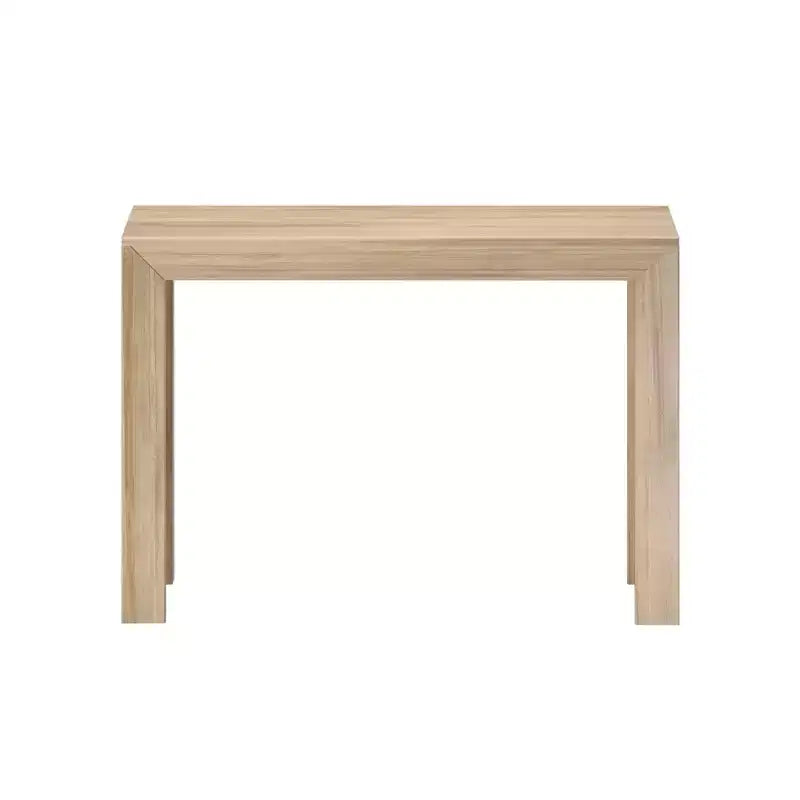Plank+Beam 46 Table Console Moderne en Bois Massif, Table d'Entrée Étroite, Derrière le Canapé