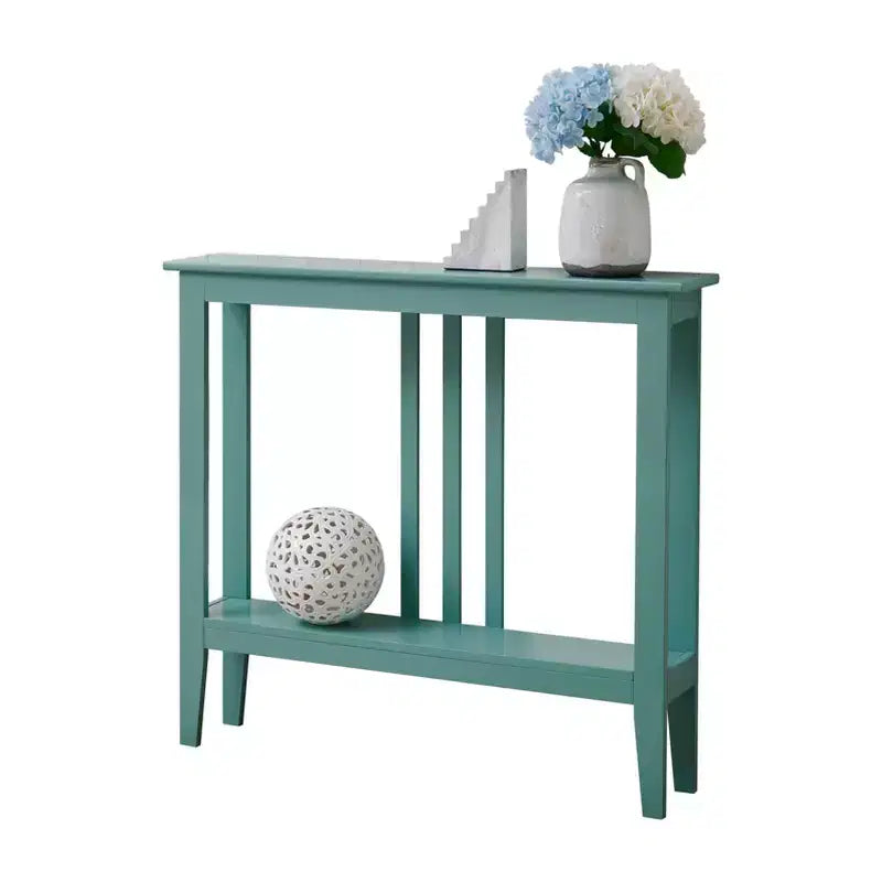 Console étroite avec étagères pour entrée, couloir ou salon