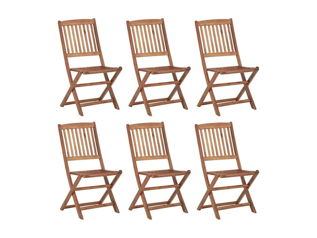 Chaises de jardin pliantes - Beige