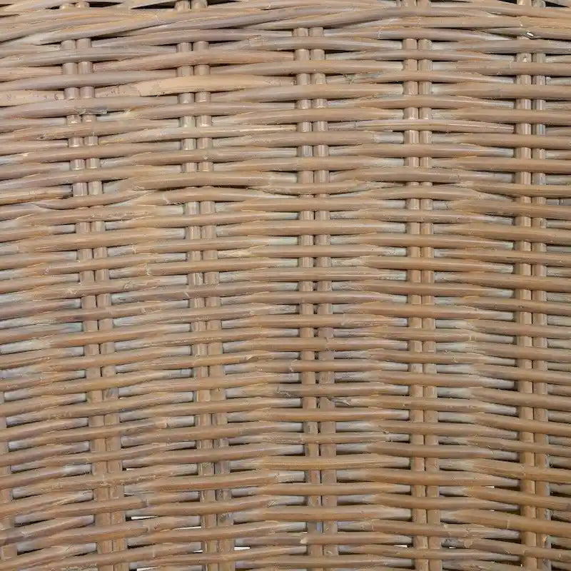 Fauteuil en rotin tressé Kubu rustique Lali de Furniture of America