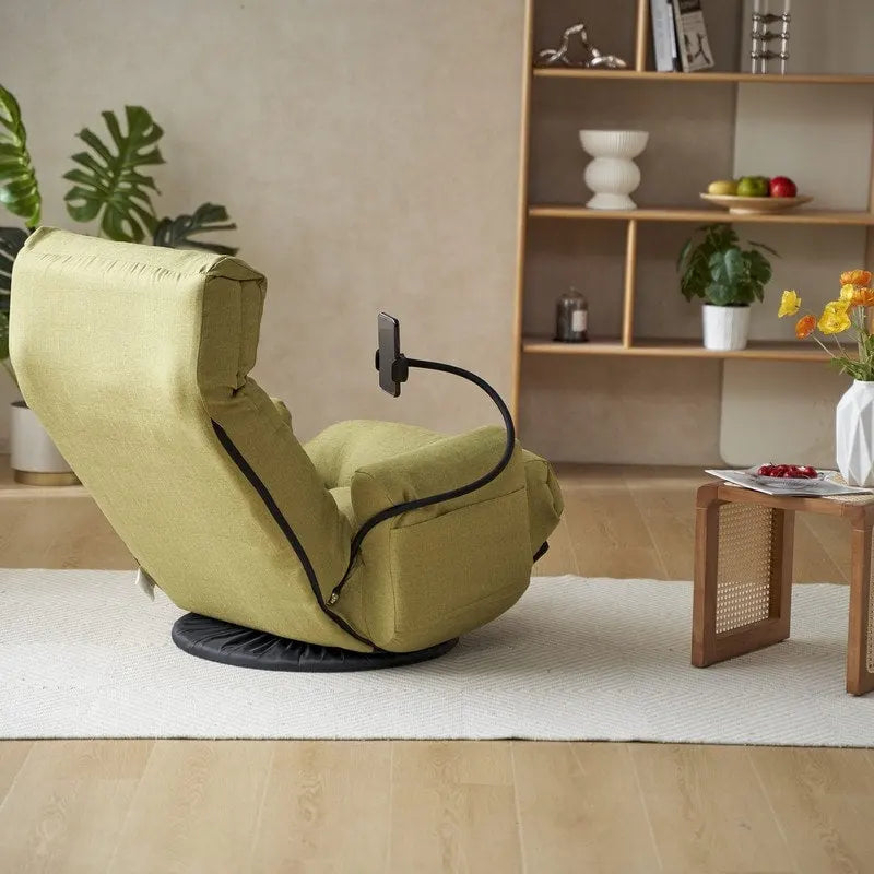Fauteuil de jeu de sol ergonomique, pivotant et inclinable