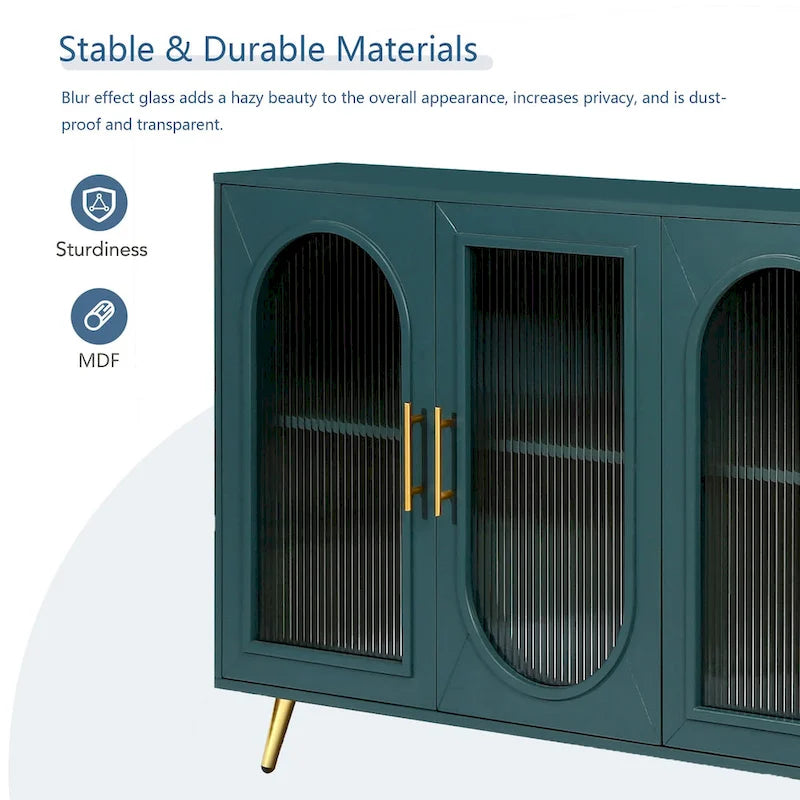 Meuble TV pour téléviseur de 65 pouces et plus, meuble TV en bois avec placard de rangement et étagères réglables, console multimédia pour salon ou chambre