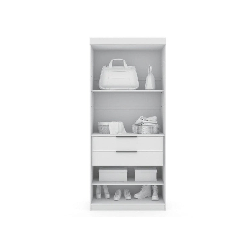 Mulberry 2.0 Semi-ouvert 3 sections Moderne 4 tiroirs Armoire d'angle Ensemble de 3