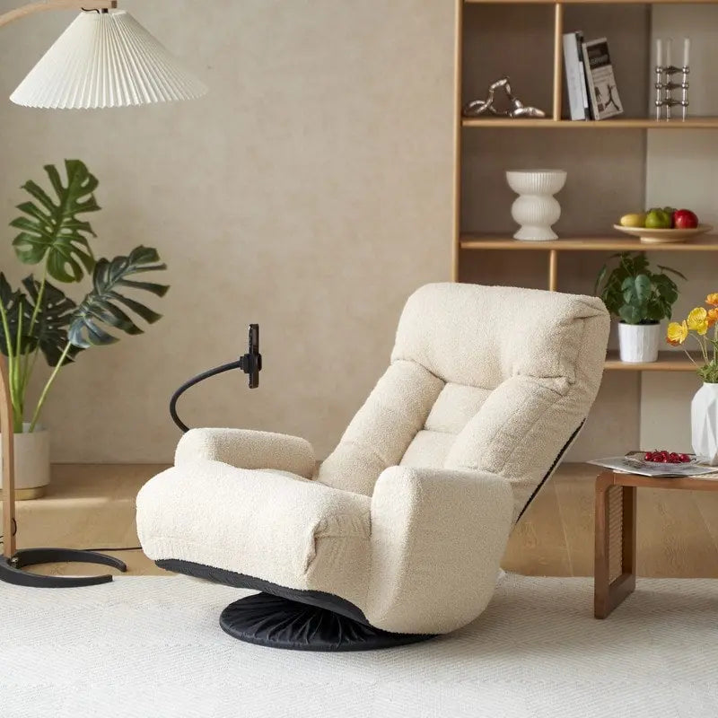 Fauteuil de jeu de sol ergonomique, pivotant et inclinable
