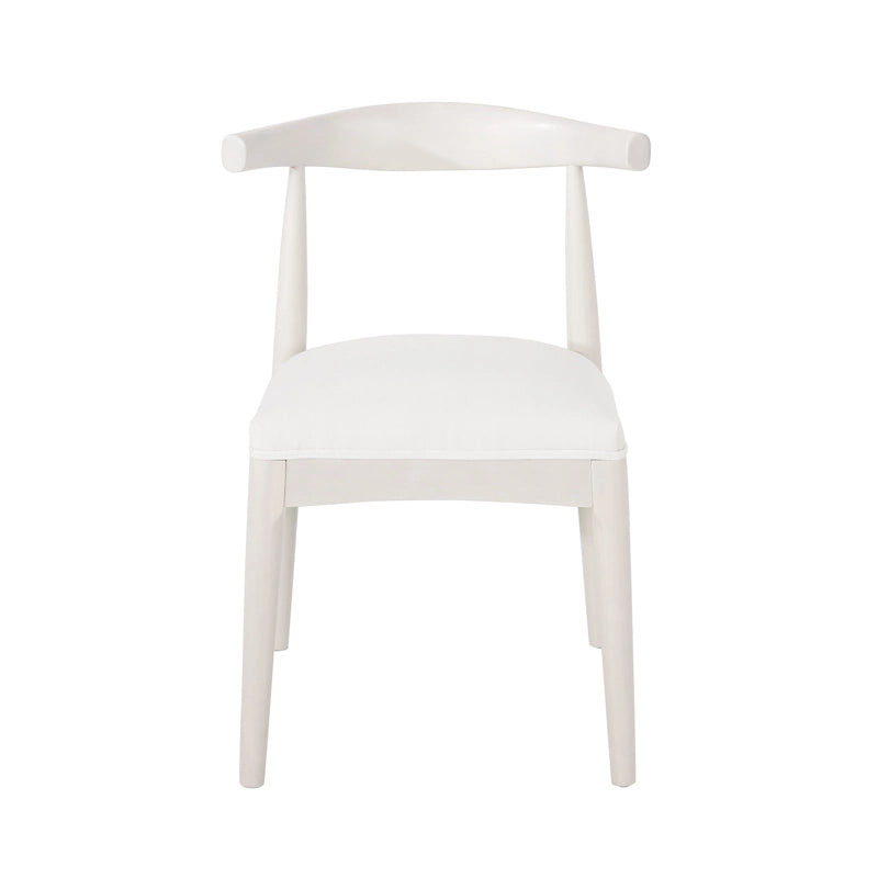 Chaises de salle à manger Cortina en tissu et en hévéa (lot de 2) de Christopher Knight Home