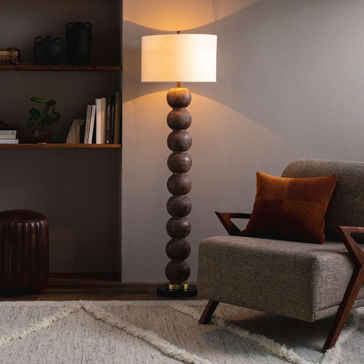 Lampadaire transitionnel Becke Bubble