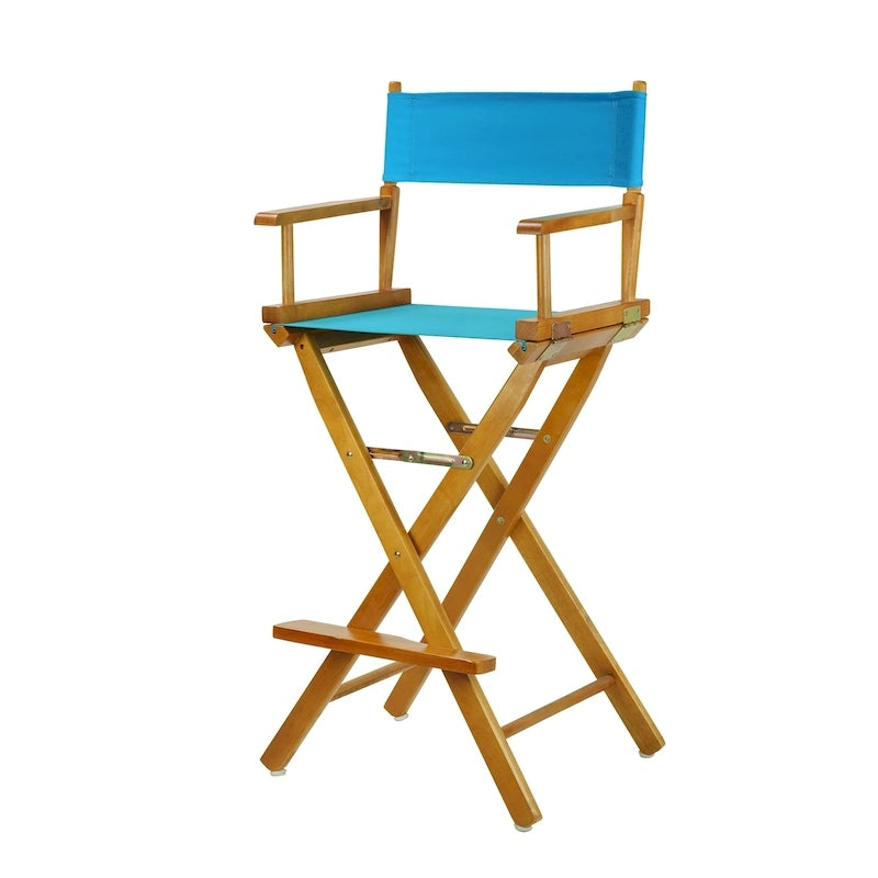 Chaise de réalisateur en chêne miel 30 pouces