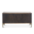 Buffet en bois de manguier bicolore