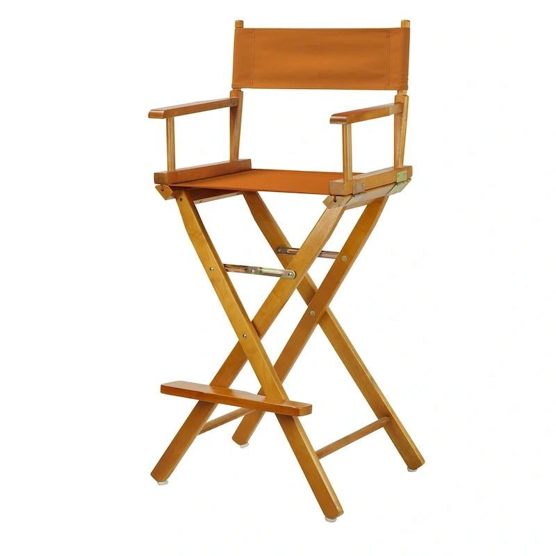Chaise de réalisateur en chêne miel 30 pouces