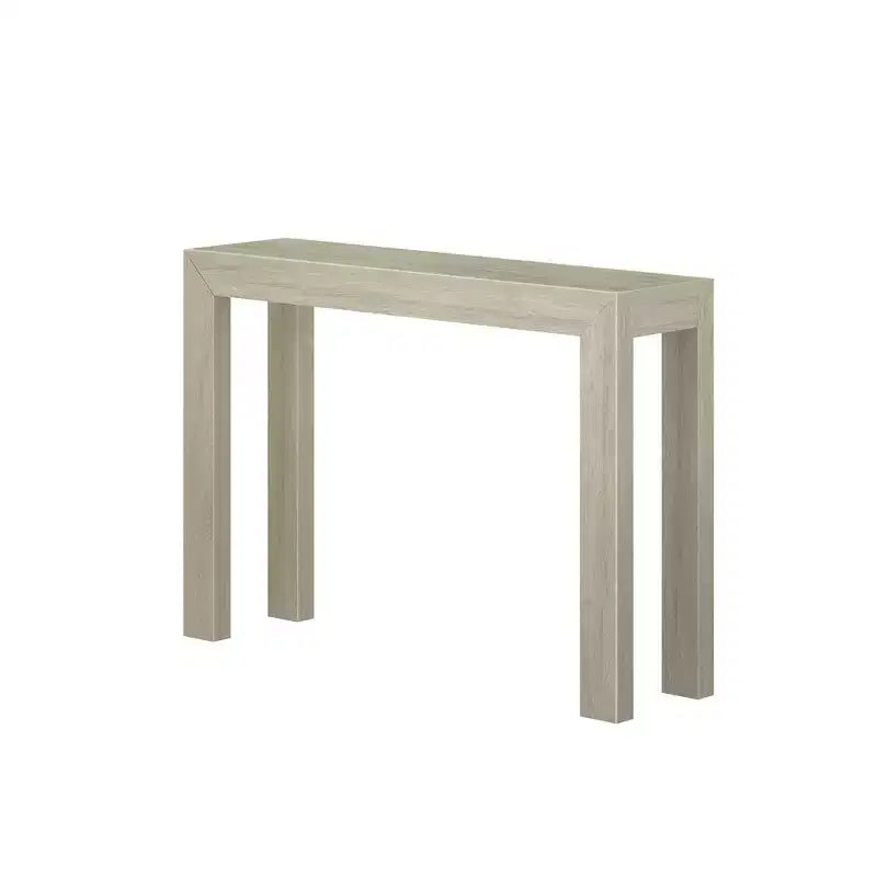 Plank+Beam 46 Table Console Moderne en Bois Massif, Table d'Entrée Étroite, Derrière le Canapé