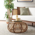 Table Basse Ronde SAFAVIEH Lockie - 30 L x 30 P x 16 H - 30Lx30Px16H
