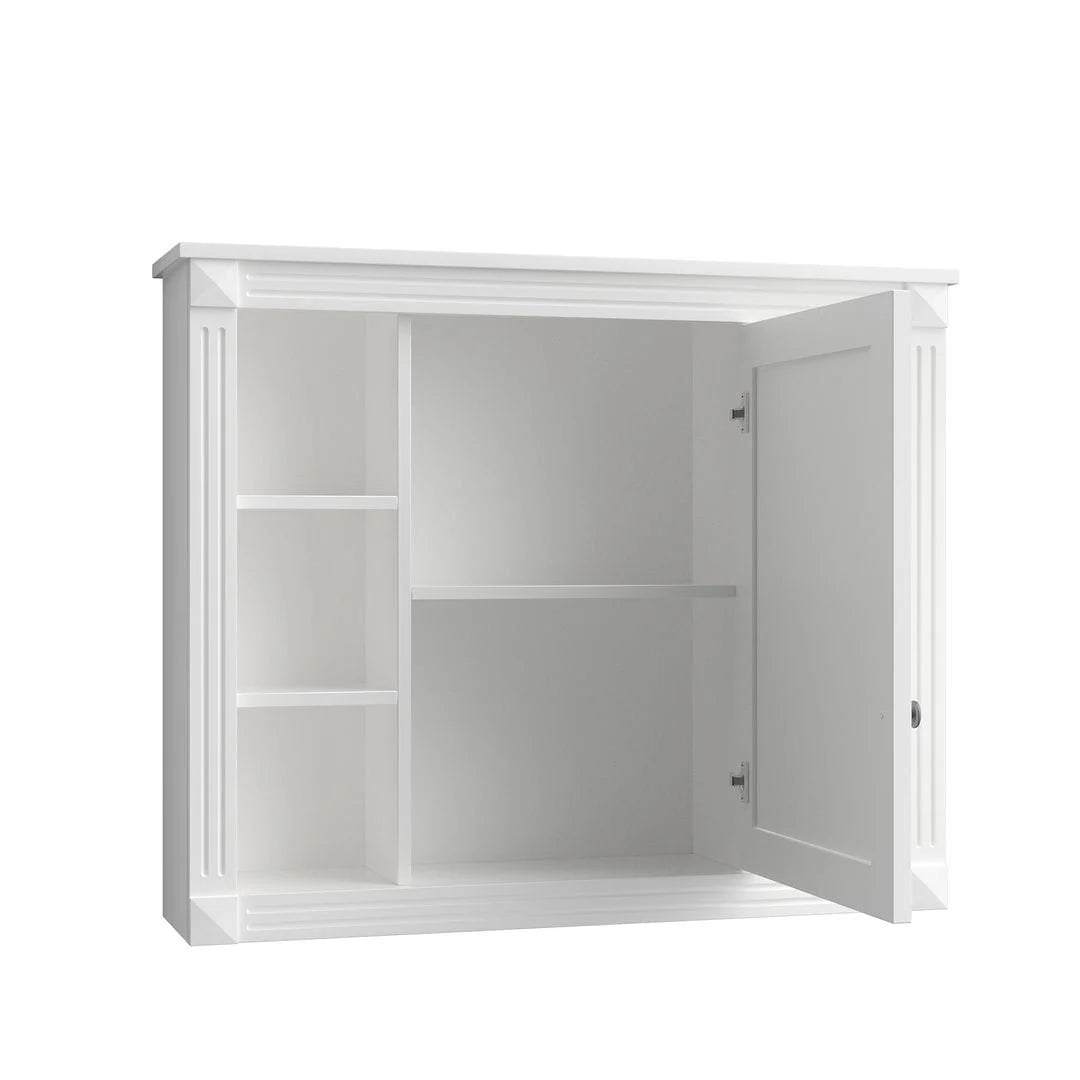 Meuble-lavabo moderne de 36 po avec vasque et armoire à miroir, 2 portes et 2 tiroirs