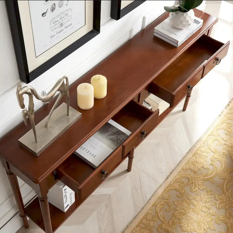 Leick Home Coastal, Console étroite de couloir à un tiroir