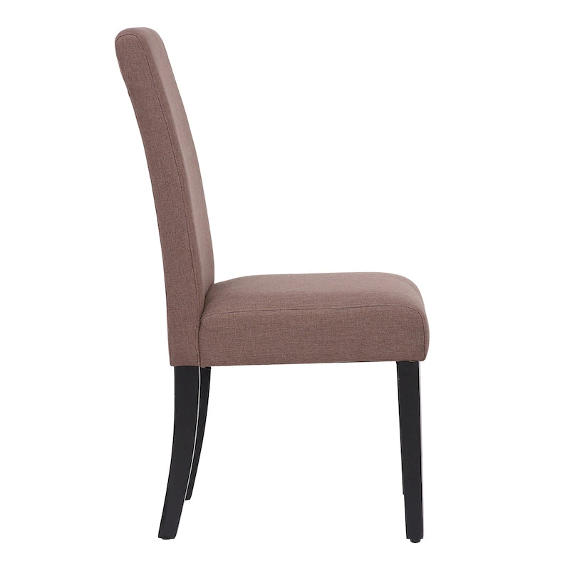 Chaise de salle à manger Grandview en tissu de lin capitonné - 38,6