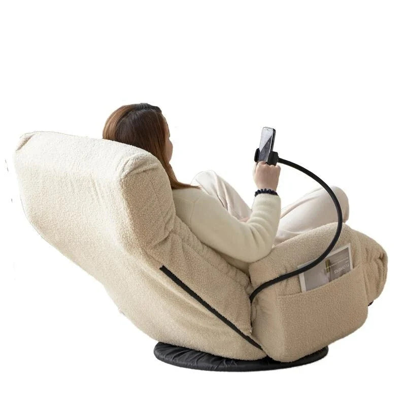 Fauteuil de jeu de sol ergonomique, pivotant et inclinable