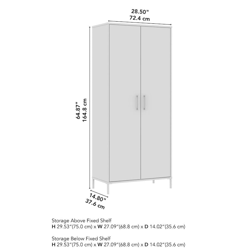 Meuble de rangement haut Essence avec portes par Bush Furniture