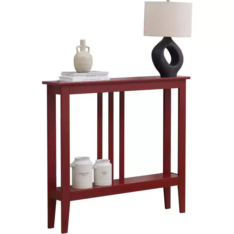 Console étroite avec étagères pour entrée, couloir ou salon