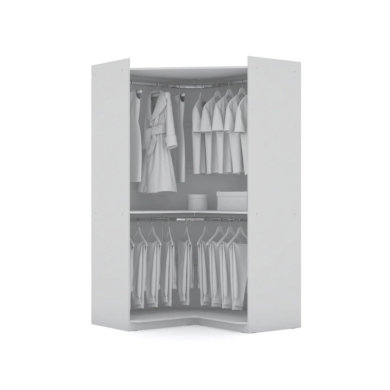 Mulberry 2.0 Semi-ouvert 3 sections Moderne 4 tiroirs Armoire d'angle Ensemble de 3