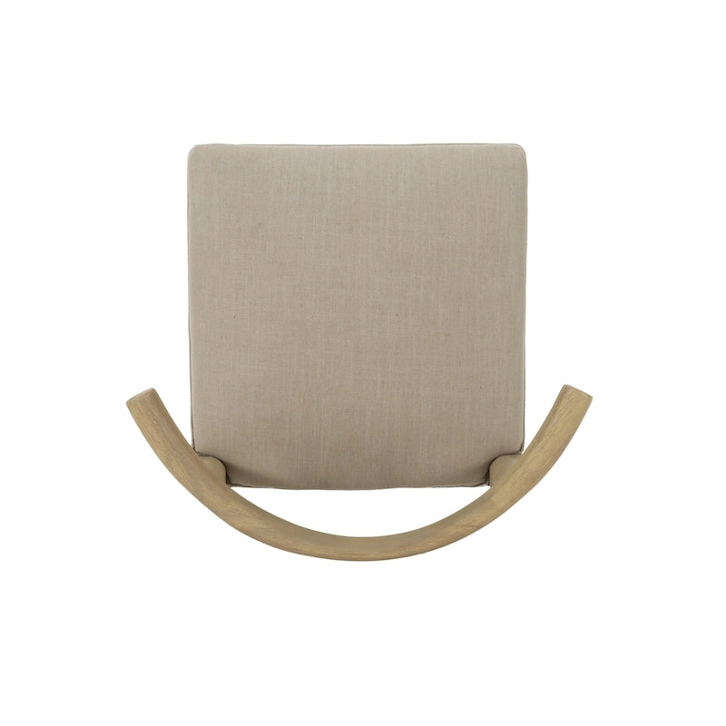 Chaises de salle à manger Cortina en tissu et en hévéa (lot de 2) de Christopher Knight Home