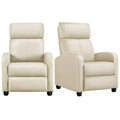 Yaheetech Lot de 2 Canapés Inclinables Modernes en Cuir PU pour Salon, Chambre