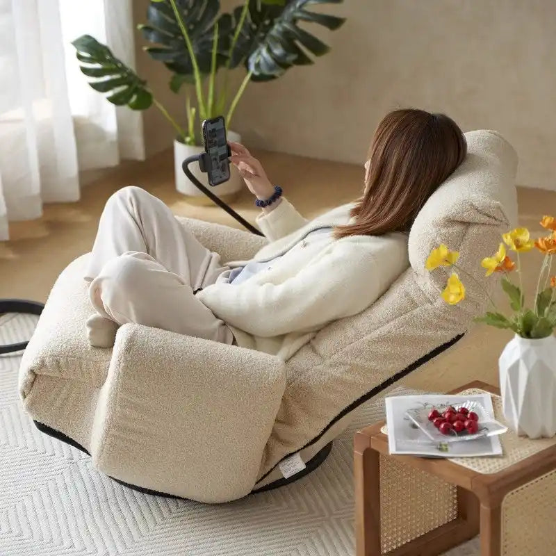 Fauteuil de jeu de sol ergonomique, pivotant et inclinable