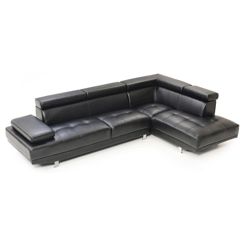 Canapé sectionnel en L 2 pièces en similicuir Riveredge de 277 cm de large - 76L x 109W x 28H
