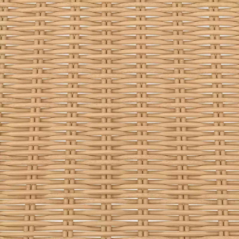 Lot de 4 chaises de salle à manger de patio sans accoudoirs en osier marron - Threshold™