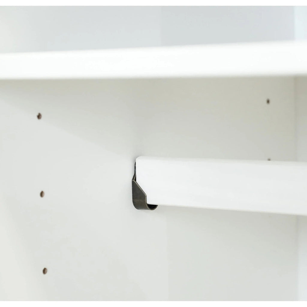 Armoire Palace Imports Cosmo à 3 portes en bois massif à 100 %, avec portes en bois massif ou miroirs