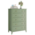 Commode à 5 tiroirs de 108 cm de haut pour chambre à coucher, armoire de rangement en bois avec tiroirs de 30 cm de profondeur et poignées en métal doré, idéale pour l'entrée ou le couloir