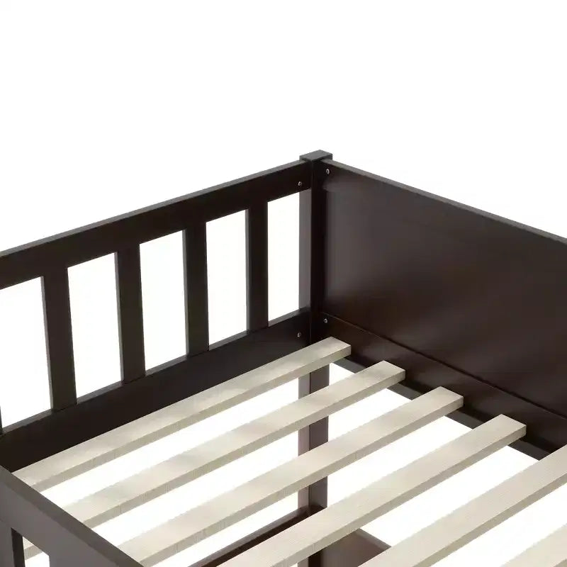 Lit superposé triple pour enfants, lit superposé trois places détachable avec échelle et barrière de sécurité, se sépare en 3 lits