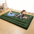 Matelas de sol portable enroulable, lit d'appoint futon japonais et matelas de camping pliable