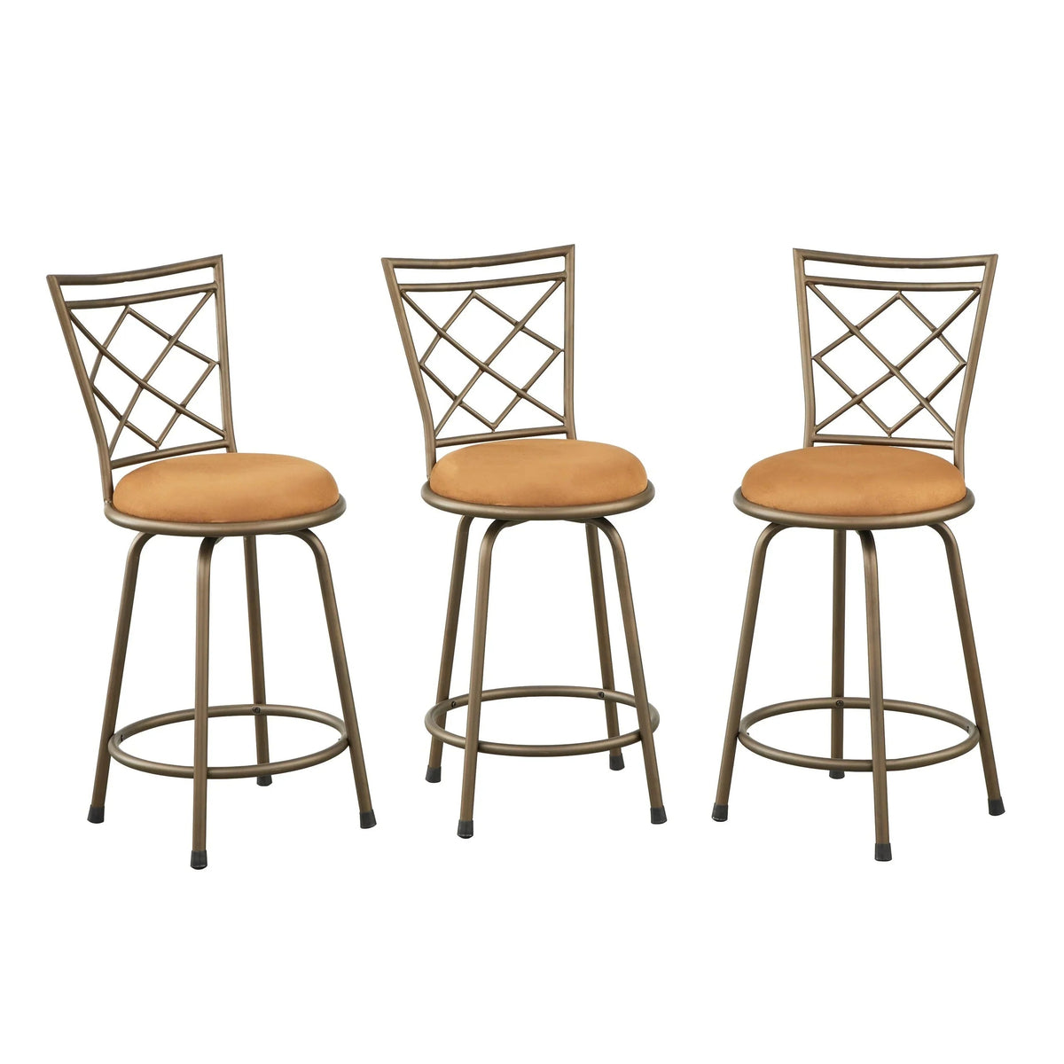 Tabourets Alyssa à hauteur réglable et pivotants Simple Living (lot de 3)
