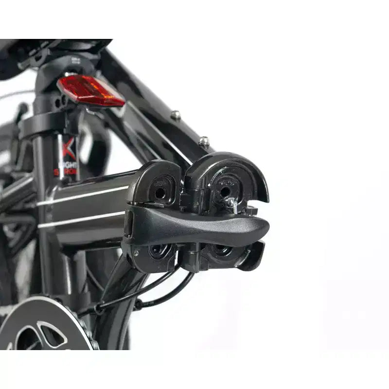 Vélo pliant en aluminium ZiZZO Urbano à 8 vitesses de 20 pouces - Gris