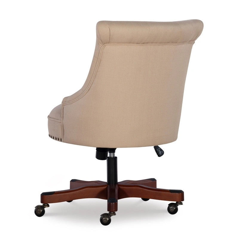 Chaise de bureau pivotante réglable à dossier haut Pamela